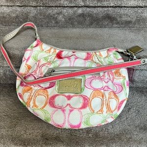 Coach Poppy Shoulder Bag with Wristlet